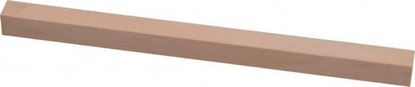 Made in USA - 600 Grit Aluminum Oxide Square Polishing Stone - Super Fine Grade, 3/8" Wide x 6" Long x 3/8" Thick - Caliber Tooling