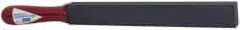 Norton - 14-3/4" Long x 1" Wide x 3/4" Thick, Silicon Carbide Sharpening Stone - Taper, Medium Grade - Caliber Tooling