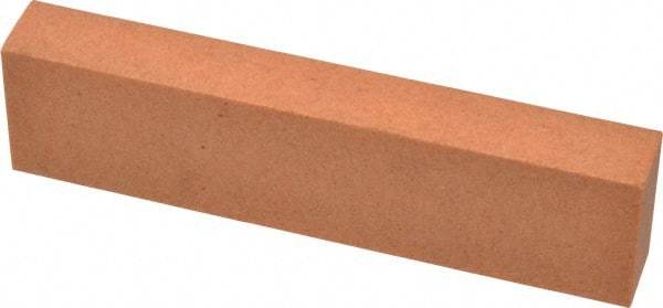 Made in USA - 4" Long x 1" Wide x 1/2" Thick, Aluminum Oxide Sharpening Stone - Rectangle, Fine Grade - Caliber Tooling