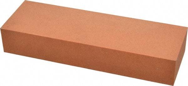 Made in USA - 6" Long x 2" Wide x 1" Thick, Aluminum Oxide Sharpening Stone - Rectangle, Fine Grade - Caliber Tooling