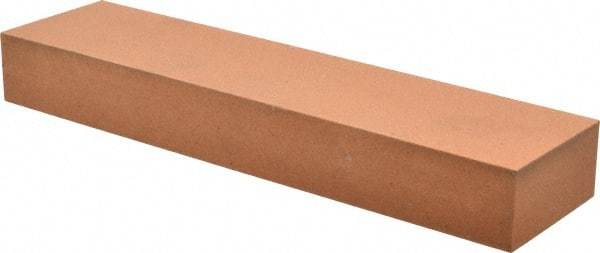 Made in USA - 8" Long x 2" Wide x 1" Thick, Aluminum Oxide Sharpening Stone - Rectangle, Fine Grade - Caliber Tooling