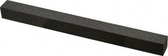 Made in USA - 6" Long x 1/2" Wide x 1/2" Thick, Aluminum Oxide Sharpening Stone - Square, Coarse Grade - Caliber Tooling