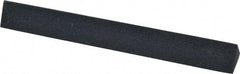 Made in USA - 4" Long x 1/2" Wide x 1/2" Thick, Silicon Carbide Sharpening Stone - Triangle, Fine Grade - Caliber Tooling