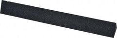 Made in USA - 4" Long x 1/2" Wide x 1/2" Thick, Silicon Carbide Sharpening Stone - Triangle, Medium Grade - Caliber Tooling