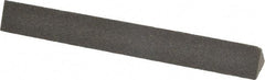 Made in USA - 4" Long x 1/2" Wide x 1/2" Thick, Aluminum Oxide Sharpening Stone - Triangle, Coarse Grade - Caliber Tooling