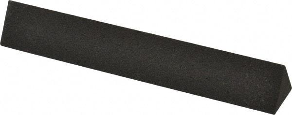 Made in USA - 6" Long x 1" Wide x 1" Thick, Aluminum Oxide Sharpening Stone - Triangle, Coarse Grade - Caliber Tooling