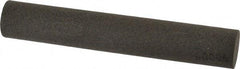 Made in USA - 6" Long x 1" Diam x 1" Thick, Aluminum Oxide Sharpening Stone - Round, Coarse Grade - Caliber Tooling