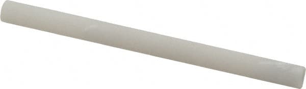 Made in USA - 3" Long x 1/4" Diam x 1/4" Thick, Novaculite Sharpening Stone - Round, Ultra Fine Grade - Caliber Tooling