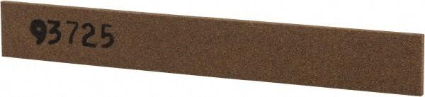 Made in USA - 1/2" Wide x 4" OAL, Aluminum Oxide Sharpening Stone - Flat, Medium Grade, 220 Grit - Caliber Tooling