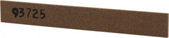 Made in USA - 1/2" Wide x 4" OAL, Aluminum Oxide Sharpening Stone - Flat, Medium Grade, 220 Grit - Caliber Tooling