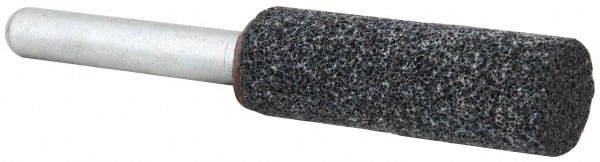 Grier Abrasives - 1/2 x 1-1/2" Head Diam x Thickness, W188, Cylinder, Aluminum Oxide Mounted Point - Caliber Tooling