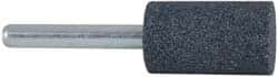 Grier Abrasives - 3/4 x 1-1/4" Head Diam x Thickness, W206, Cylinder, Aluminum Oxide Mounted Point - Caliber Tooling