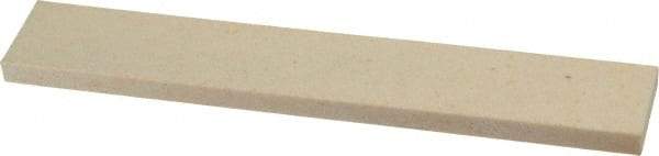 Norton - 120 Grit Aluminum Oxide Rectangular Roughing Stone - Fine Grade, 1" Wide x 6" Long x 1/4" Thick - Caliber Tooling