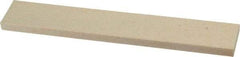 Norton - 120 Grit Aluminum Oxide Rectangular Roughing Stone - Fine Grade, 1" Wide x 6" Long x 1/4" Thick - Caliber Tooling