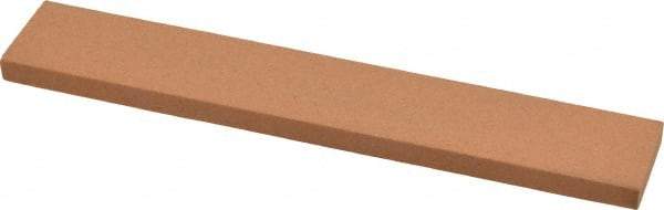 Norton - 180 Grit Aluminum Oxide Rectangular Roughing Stone - Very Fine Grade, 1" Wide x 6" Long x 1/4" Thick - Caliber Tooling