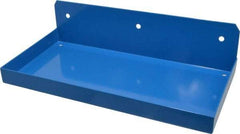 Triton - 12" Long Blue Pegboard Shelf - For Use with DuraBoards/Pegboards - Caliber Tooling