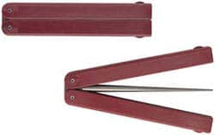 DMT - 9-1/2" OAL Fine Knife Sharpener Diamond File - 1/4" Wide, 4-3/16 LOC, Red, 600 Grit - Caliber Tooling