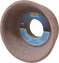 Norton - 4" Diam, 1-1/4" Hole Size, 1-1/2" Overall Thickness, 60 Grit, Type 11 Tool & Cutter Grinding Wheel - Medium Grade, Aluminum Oxide, K Hardness, Vitrified Bond, 5,730 RPM - Caliber Tooling