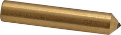 Norton - 1/4 Carat Single Point Diamond Dresser - 2" Long x 3/8" Shank Diam - Caliber Tooling