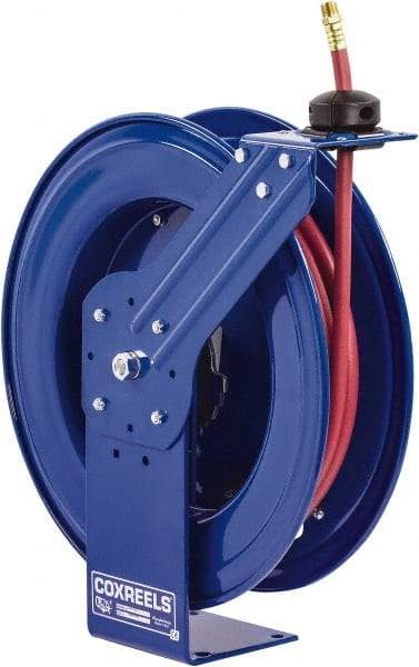 CoxReels - 75' Spring Retractable Hose Reel - 300 psi, Hose Included - Caliber Tooling