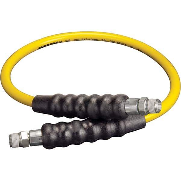 Enerpac - Hydraulic Pump Hose Inside Diameter (Inch): 0.25 Hose Length (Feet): 3.00 - Caliber Tooling