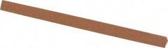 Norton - 4" Long x 1/4" Wide x 1/4" Thick, Aluminum Oxide Sharpening Stone - Triangle, Medium Grade - Caliber Tooling