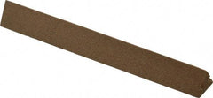 Norton - 4" Long x 1/2" Wide x 1/2" Thick, Aluminum Oxide Sharpening Stone - Triangle, Medium Grade - Caliber Tooling