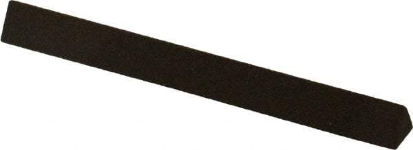 Norton - 4" Long x 3/8" Wide x 3/8" Thick, Aluminum Oxide Sharpening Stone - Triangle, Coarse Grade - Caliber Tooling