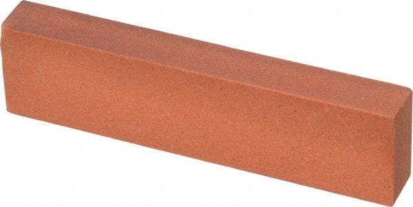 Norton - 4" Long x 1" Wide x 1/2" Thick, Aluminum Oxide Sharpening Stone - Rectangle, Fine Grade - Caliber Tooling