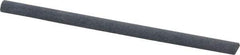 Value Collection - Half Round, Silicon Carbide, Toolroom Finishing Stick - 4" Long x 1/4" Wide, Medium Grade - Caliber Tooling