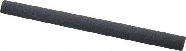 Value Collection - Half Round, Silicon Carbide, Toolroom Finishing Stick - 4" Long x 3/8" Wide, Medium Grade - Caliber Tooling