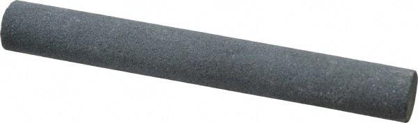 Value Collection - Round, Silicon Carbide, Toolroom Finishing Stick - 4" Long x 1/2" Wide, Medium Grade - Caliber Tooling