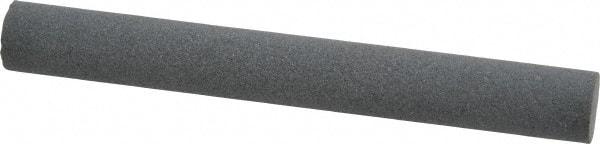 Value Collection - Round, Silicon Carbide, Toolroom Finishing Stick - 4" Long x 1/2" Wide, Fine Grade - Caliber Tooling