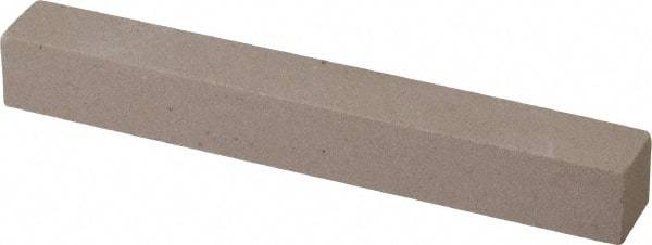 Value Collection - Square, Aluminum Oxide, Toolroom Finishing Stick - 4" Long x 1/2" Wide x 1/2" Thick, Fine Grade - Caliber Tooling