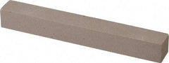 Value Collection - Square, Aluminum Oxide, Toolroom Finishing Stick - 4" Long x 1/2" Wide x 1/2" Thick, Fine Grade - Caliber Tooling