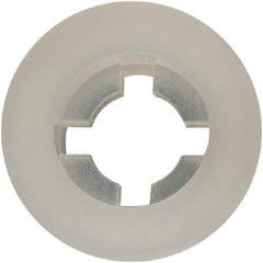 Made in USA - #4 Screw, 0.102" ID, Nylon Internal Tooth Lock Washer - 17/64" OD, Grade 6/6 - Caliber Tooling