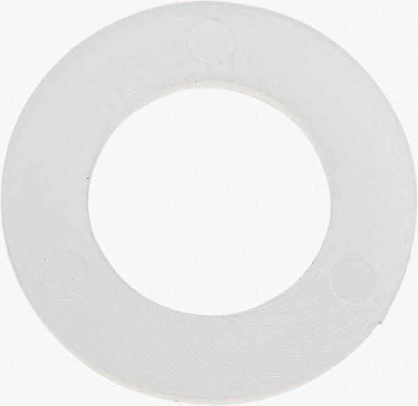 Made in USA - 7/16" Screw, Grade 6/6 Nylon Standard Flat Washer - 11.25mm ID x 3/4" OD, 0.81mm Thick - Caliber Tooling