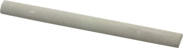 Value Collection - Half Round, Aluminum Oxide, Toolroom Finishing Stick - 4" Long x 3/8" Wide, Fine Grade - Caliber Tooling