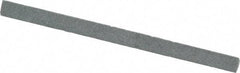 Value Collection - Three Square, Aluminum Oxide, Toolroom Finishing Stick - 4" Long x 1/4" Wide, Medium Grade - Caliber Tooling