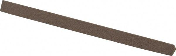 Value Collection - Three Square, Aluminum Oxide, Toolroom Finishing Stick - 4" Long x 1/4" Wide, Fine Grade - Caliber Tooling