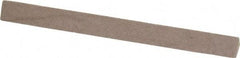 Value Collection - Three Square, Aluminum Oxide, Toolroom Finishing Stick - 4" Long x 3/8" Wide, Fine Grade - Caliber Tooling