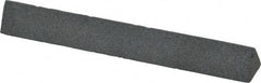 Value Collection - Three Square, Aluminum Oxide, Toolroom Finishing Stick - 4" Long x 1/2" Wide, Medium Grade - Caliber Tooling