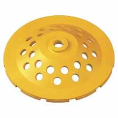 DeWALT - 7" Diam, Surface Grinding Wheel - Diamond, 8,600 Max RPM - Caliber Tooling