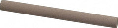 Value Collection - Round, Aluminum Oxide, Toolroom Finishing Stick - 4" Long x 3/8" Wide, Fine Grade - Caliber Tooling