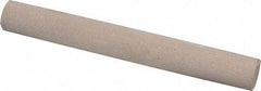 Value Collection - Round, Aluminum Oxide, Toolroom Finishing Stick - 4" Long x 1/2" Wide, Fine Grade - Caliber Tooling