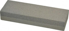 Value Collection - 6" Long x 2" Wide x 1" Thick, Aluminum Oxide Sharpening Stone - Rectangle, 120/240 Grit, Fine, Very Fine Grade - Caliber Tooling