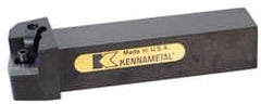 Kennametal - MSRN, Right Hand Cut, 15° Lead Angle, 1" Shank Height x 1" Shank Width, Negative Rake Indexable Turning Toolholder - 6" OAL, SN..43. Insert Compatibility, Series Kenloc - Caliber Tooling