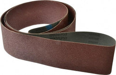 Tru-Maxx - 4" Wide x 132" OAL, 50 Grit, Aluminum Oxide Abrasive Belt - Aluminum Oxide, Coarse, Coated - Caliber Tooling