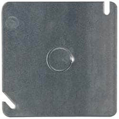 Cooper Crouse-Hinds - Electrical Outlet Box Steel Square Cover - Caliber Tooling