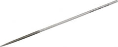 Strauss - 5-1/2" OAL Fine Square Needle Diamond File - 5/64" Wide x 5/64" Thick, 1-5/8 LOC, 91 Grit - Caliber Tooling